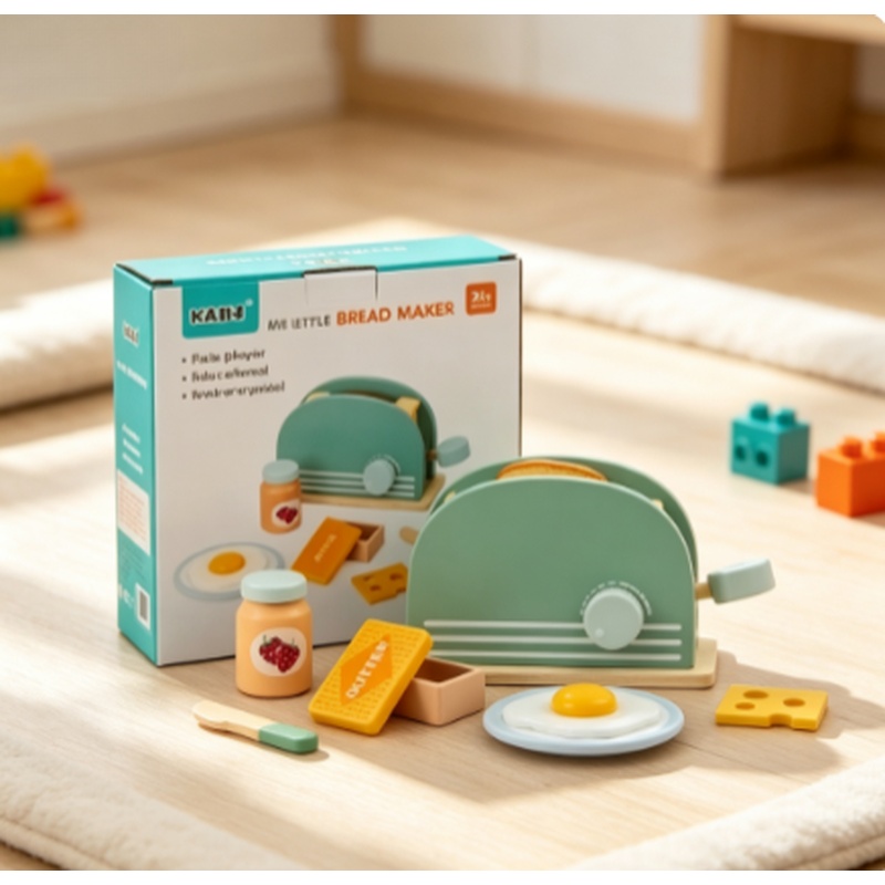 Kitchen Appliances Kids - 나무 시뮬레이션 토스터 장난감 어린이 놀이