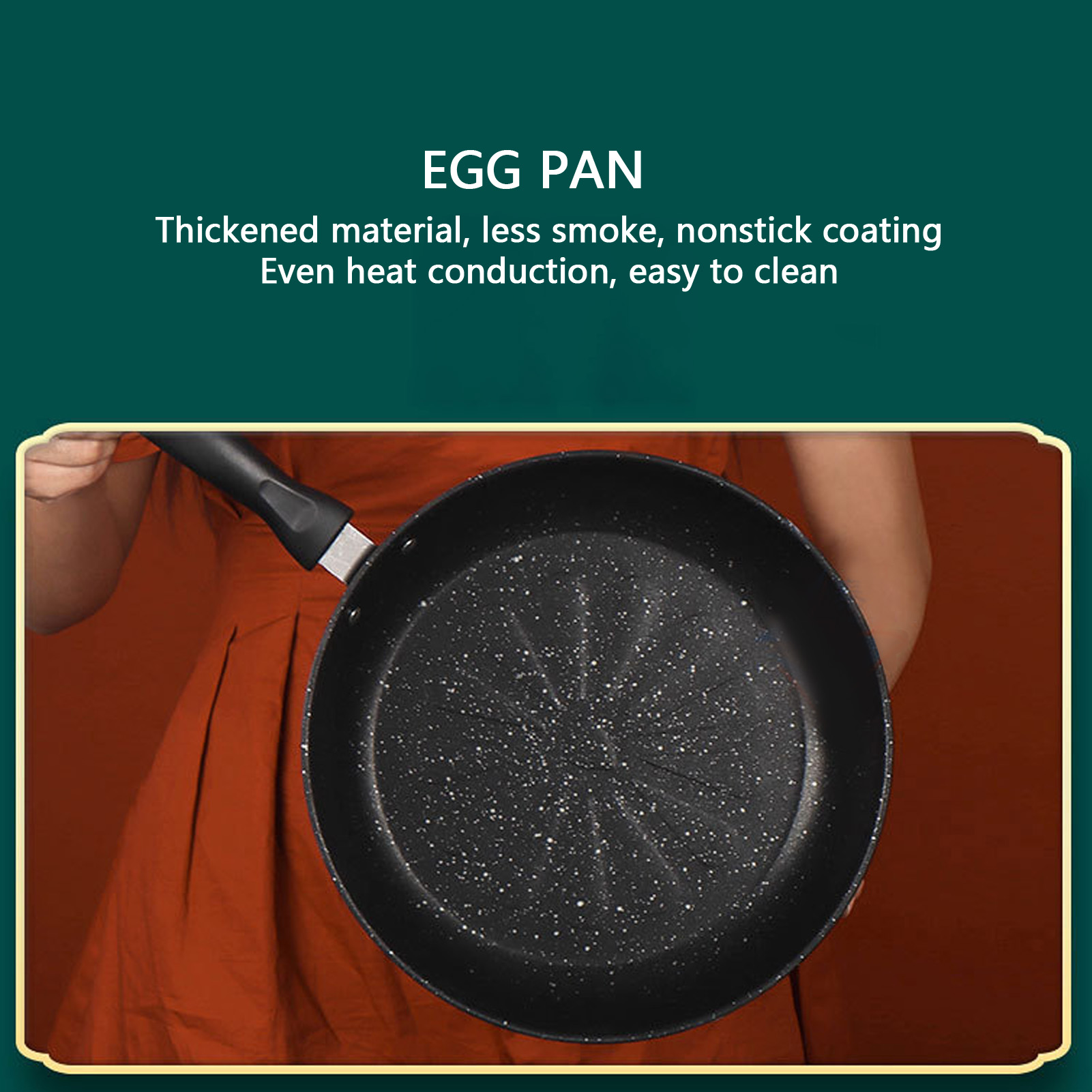 인체공학적 핸들 스테인리스 스틸 프라이팬, 빠른 균일  - Egg Cooker Rapid 리뷰 및 가격