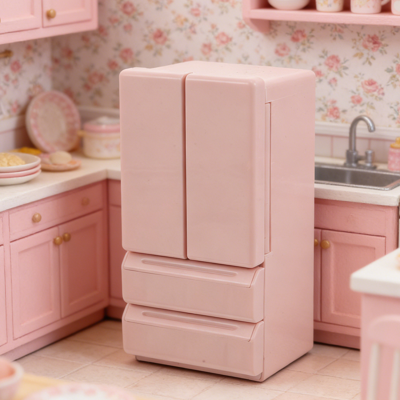 인형의 집용 미니 냉장고 12.5x6.5x5.5cm 이 - Kitchen Appliances Kids 리뷰 및 가격
