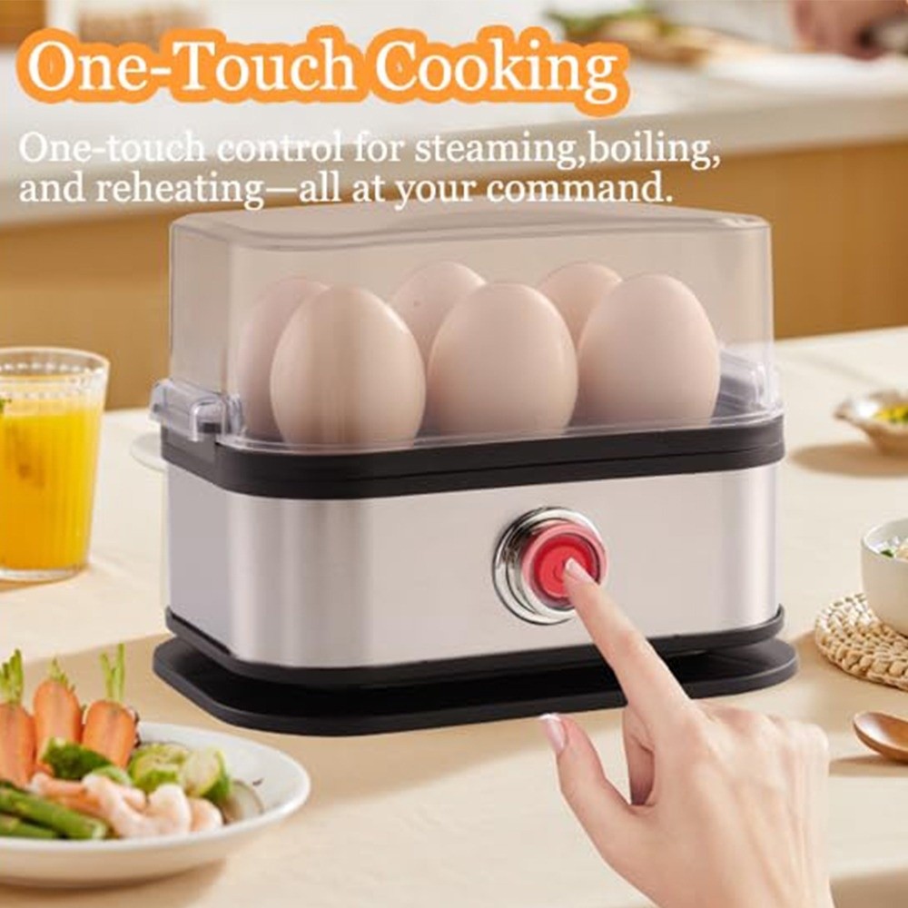 200W 전력 계란 찜기 6개 용량 자동 차단 스마트  - Egg Cooker Rapid 리뷰 및 가격