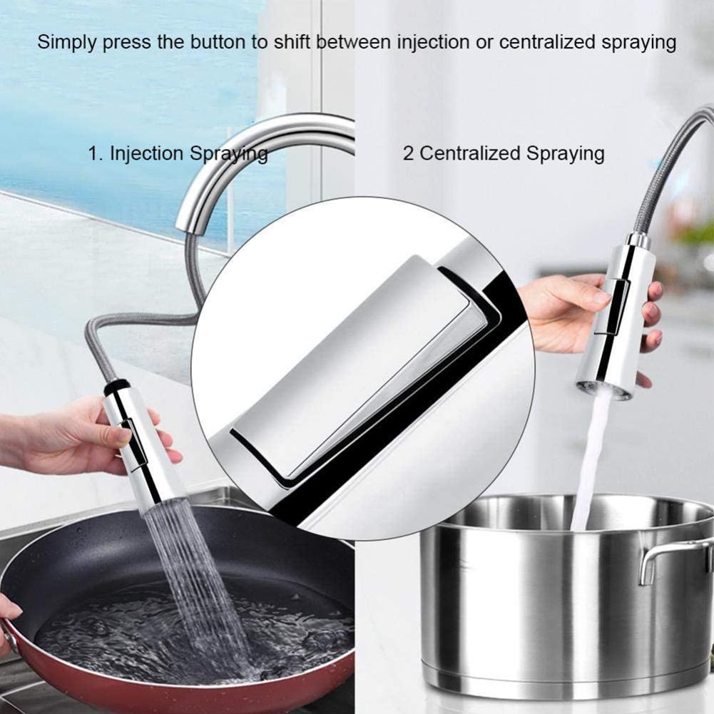 1PC 주방 수도꼭지 풀아웃 샤워 헤드 물 분사 헤드  - Kitchen Appliances Integrated 리뷰 및 가격