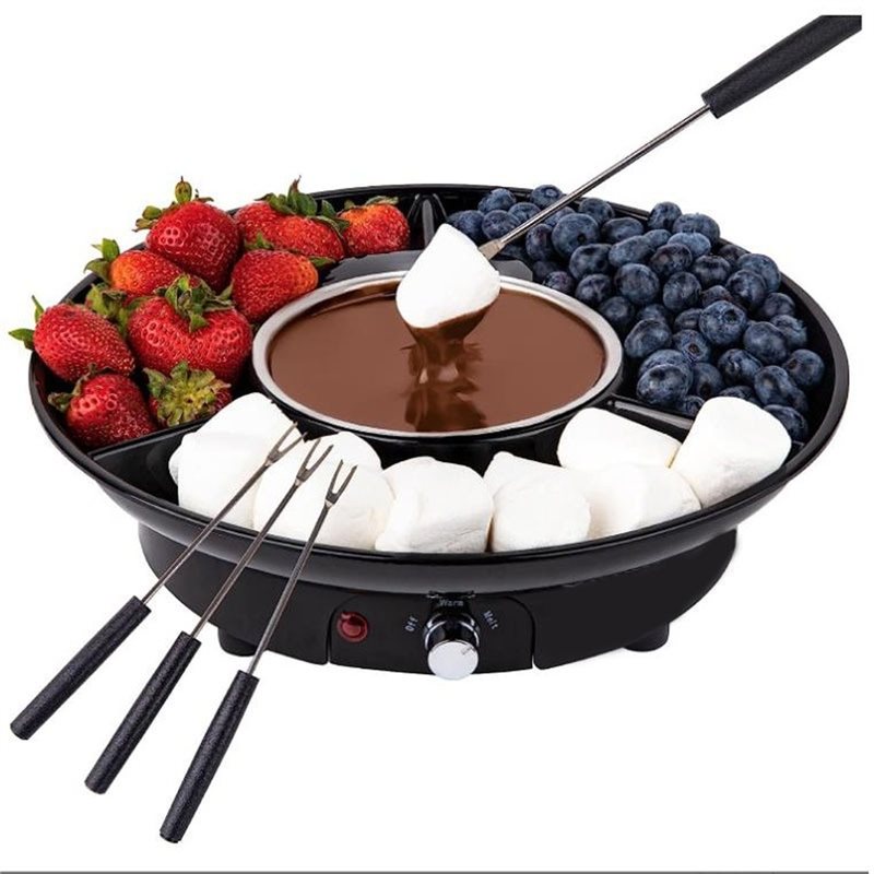 온도 조절 기능이 있는 전기 퐁듀 냄비 세트, 분리 가 - Fondue Set Electric 리뷰 및 가격