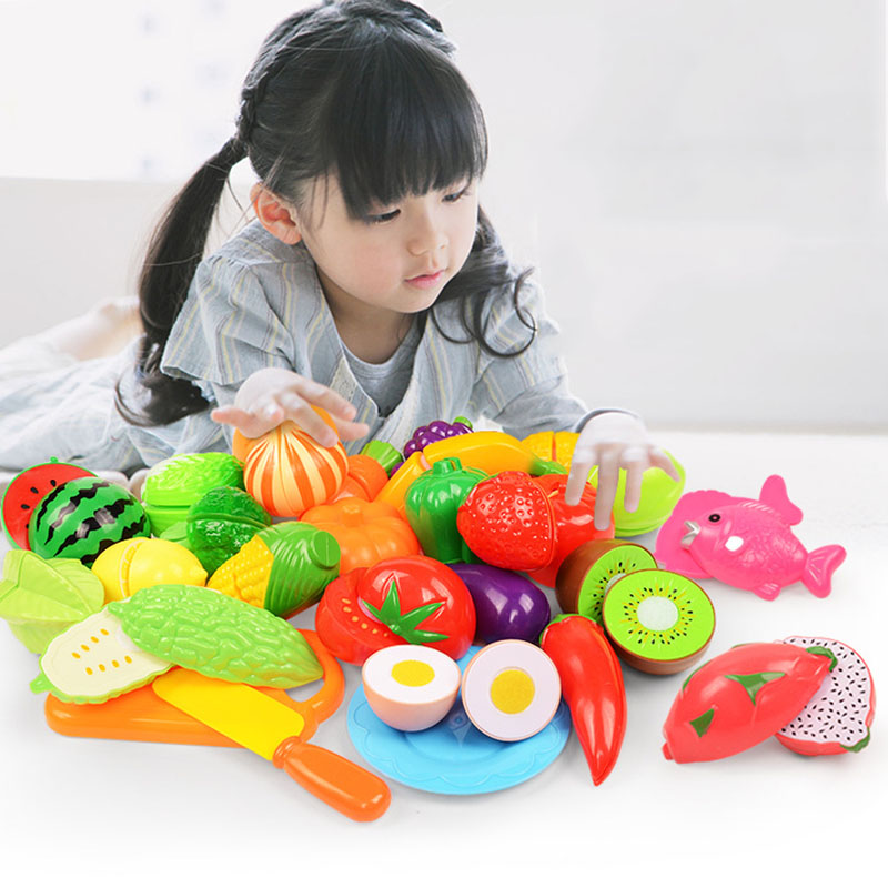 어린이 장난감 절단 과일과 야채 어린이를위한 설정 놀이 - Kitchen Appliances Kids 리뷰 및 가격