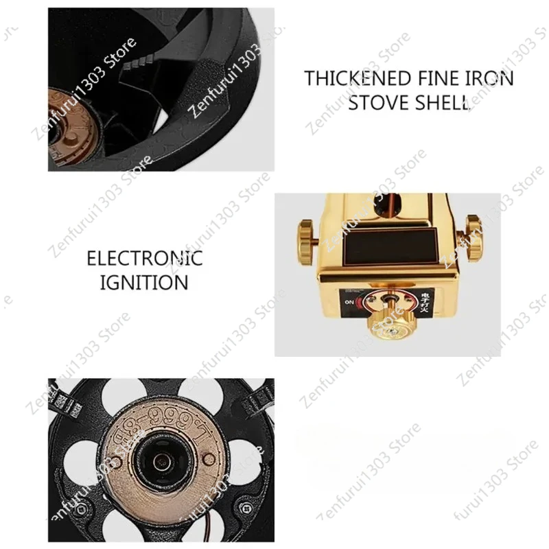 상업용 강력 가스레인지 싱글 가스레인지 웍 버너 에너지 - Kitchen Appliances Gas Stove 리뷰 및 가격