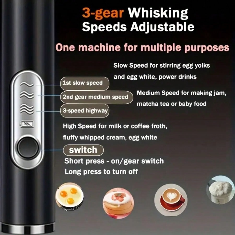 1팩 휴대용 전기 믹서, 계란 거품기, 우유 거품기,  - Kitchen Appliances Integrated 리뷰 및 가격