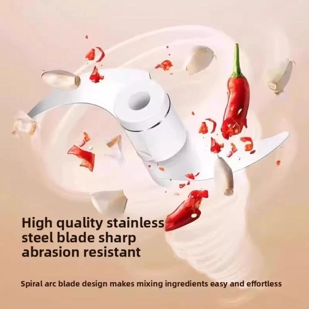 1PC 전기 마늘 다지기 미니 푸드 프로세서 USB 충 - Kitchen Appliances Integrated 리뷰 및 가격