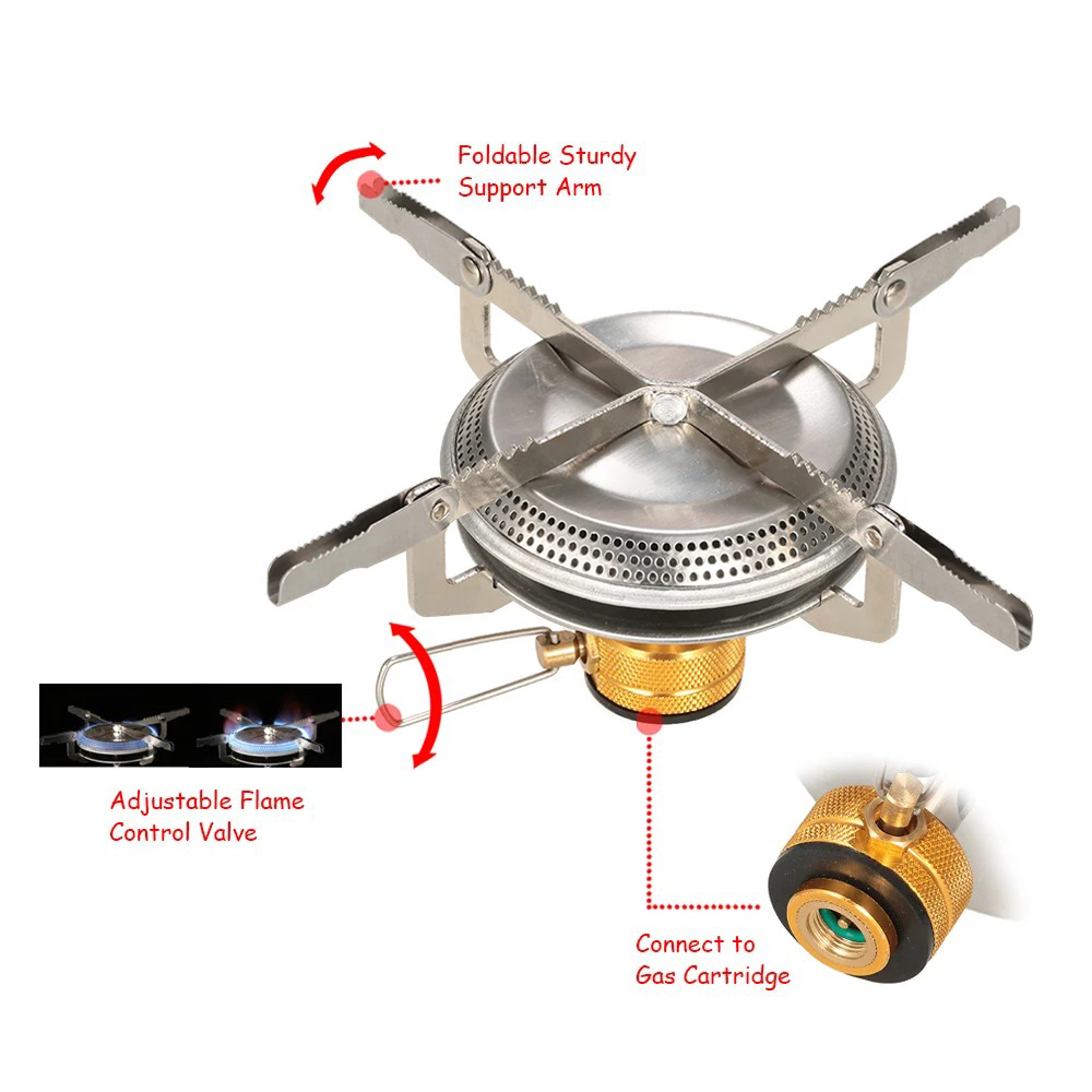 야외 캠핑 가스 스토브 하이킹 배낭 피크닉 요리 스토브 - Kitchen Appliances Gas Stove 리뷰 및 가격