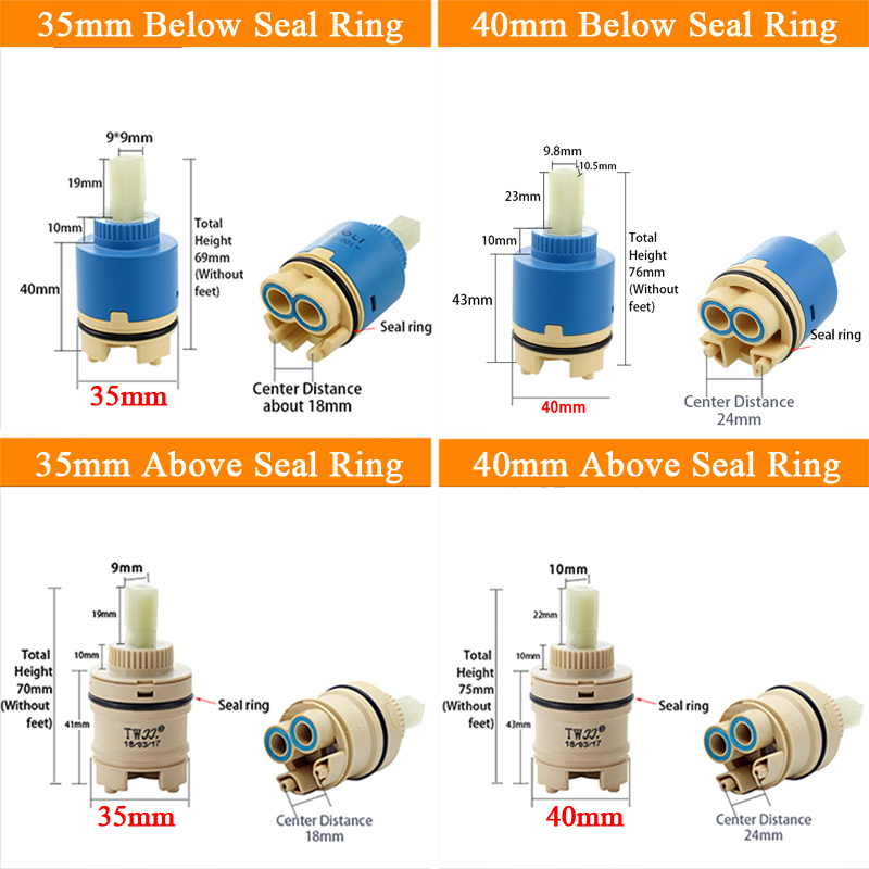 탭 믹싱 하이 스풀 밸브 35mm/40mm 세라믹 카트 - Kitchen Appliances Integrated 리뷰 및 가격