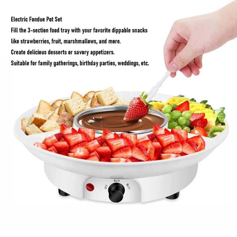 전기 퐁듀 냄비 세트 초콜릿 퐁듀 키트 분리형 서빙 트 - Fondue Set Electric 리뷰 및 가격