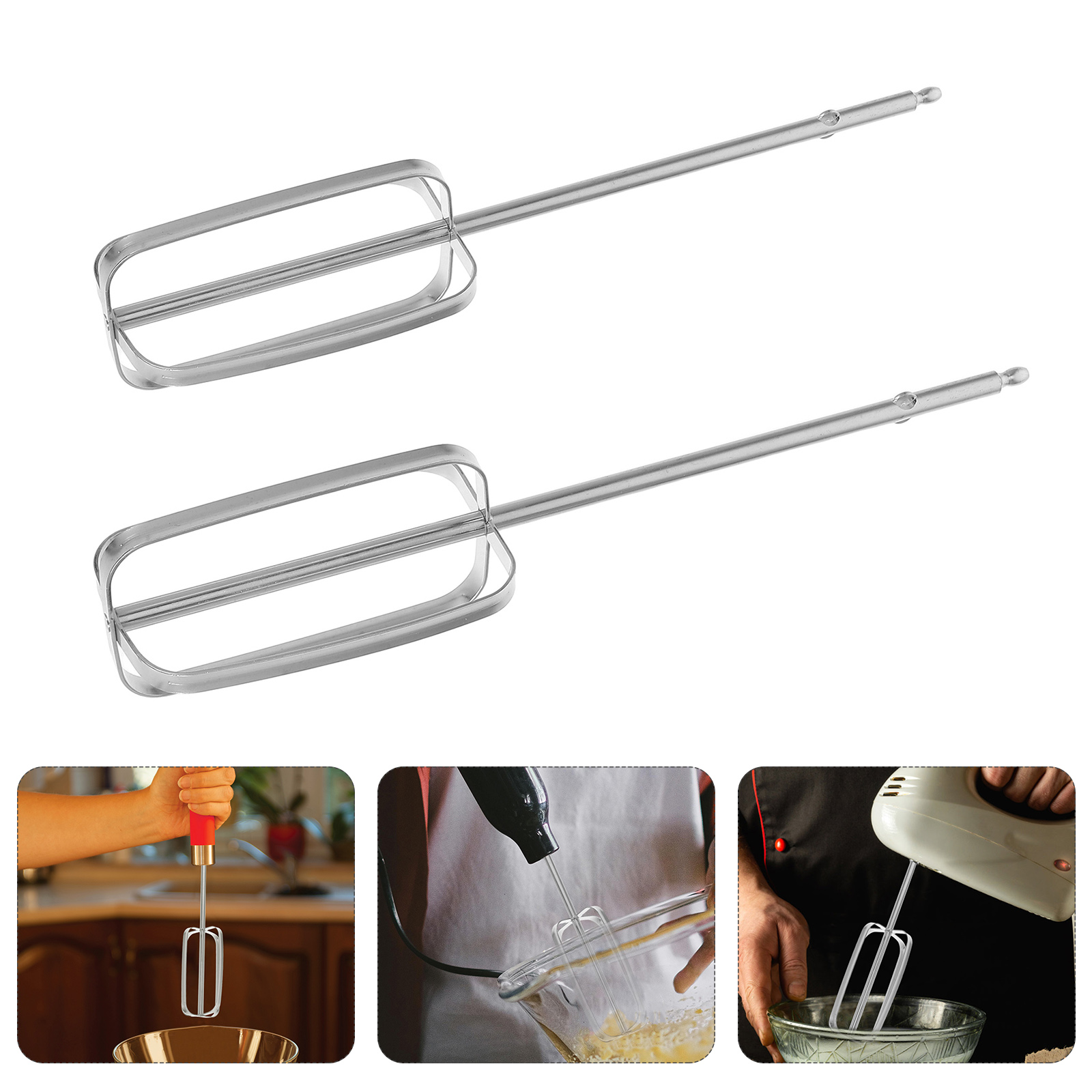 2 Pcs 스테인레스 스틸 핸드 믹서 부착물 비터 핸드 - Kitchen Appliances Integrated 리뷰 및 가격